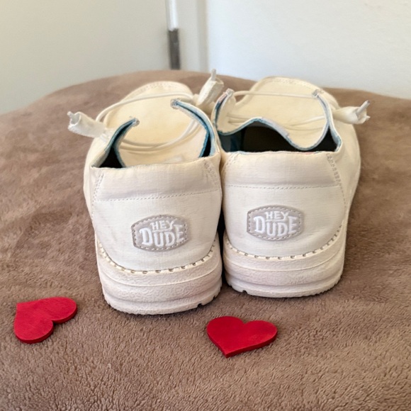 Hey Dude Women's White Loafers - Picture 6 of 6